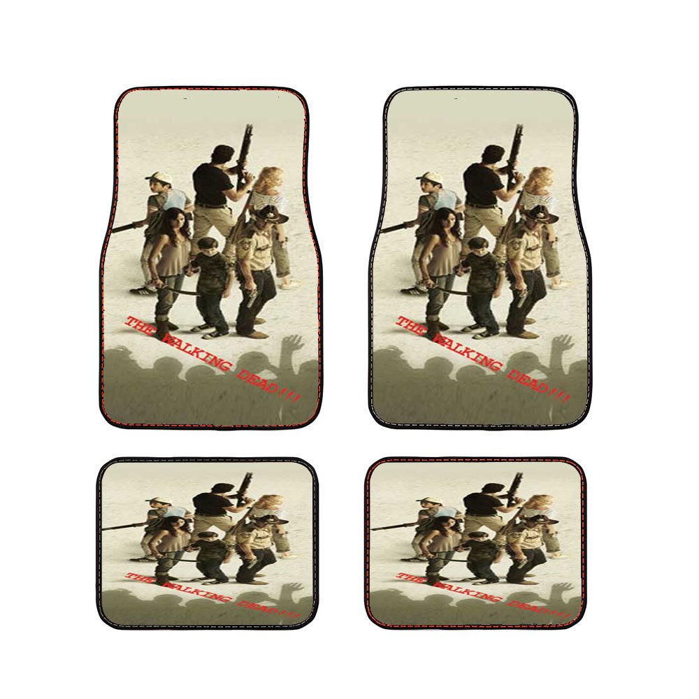 Walking Dead Huddle Car Floor Mats Accessories