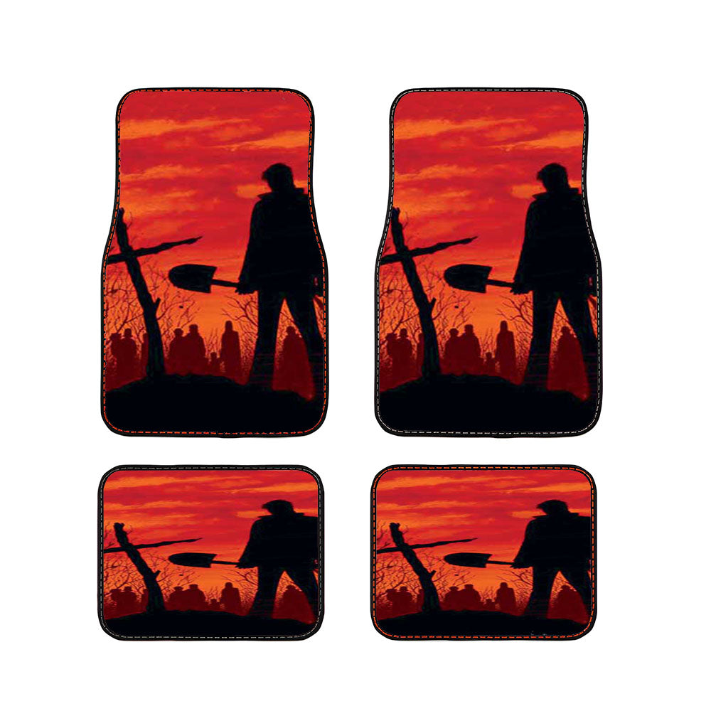Walking Dead Orange Sky Cross Car Floor Mats Accessories