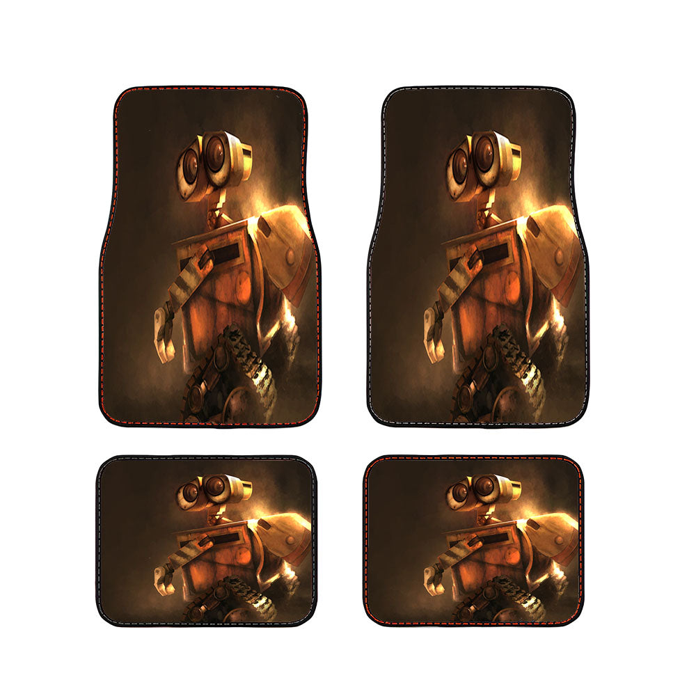 Wall-E Brown Sketch Car Floor Mats Accessories