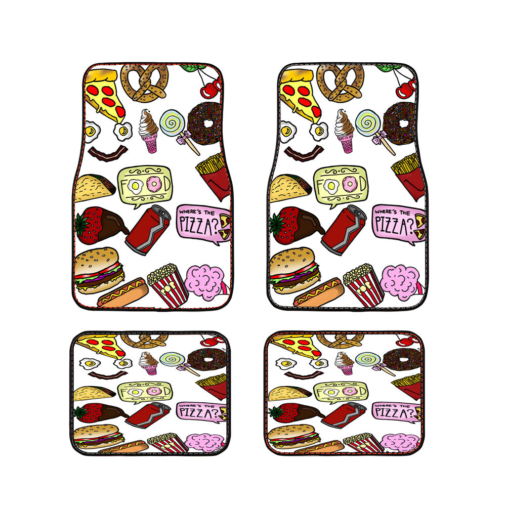 Wallpaper Food Car Floor Mats Accessories