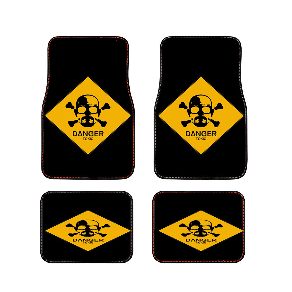 Walter White Danger Sign Car Floor Mats Accessories