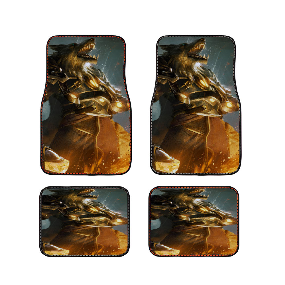 Warcraft Wolf Angry Car Floor Mats Accessories