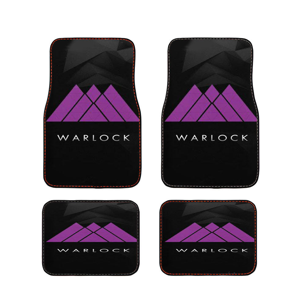 Warlock Logo Car Floor Mats Accessories