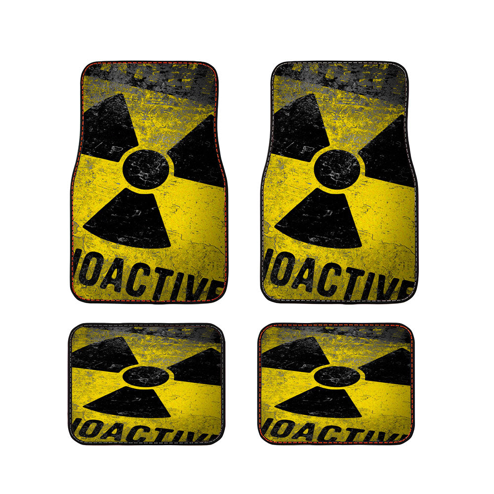 Warning Radioactive Car Floor Mats Accessories