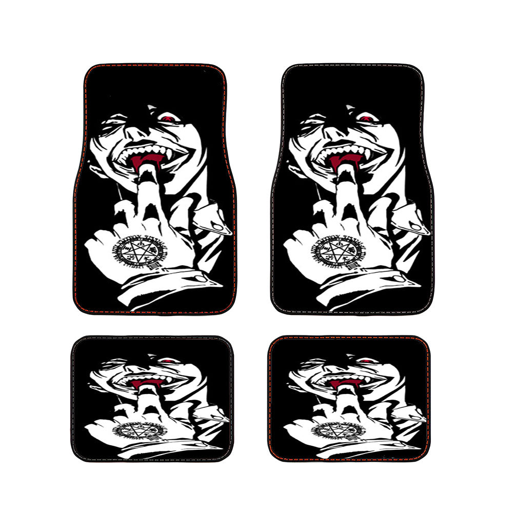 Warrior Vampire Car Floor Mats Accessories