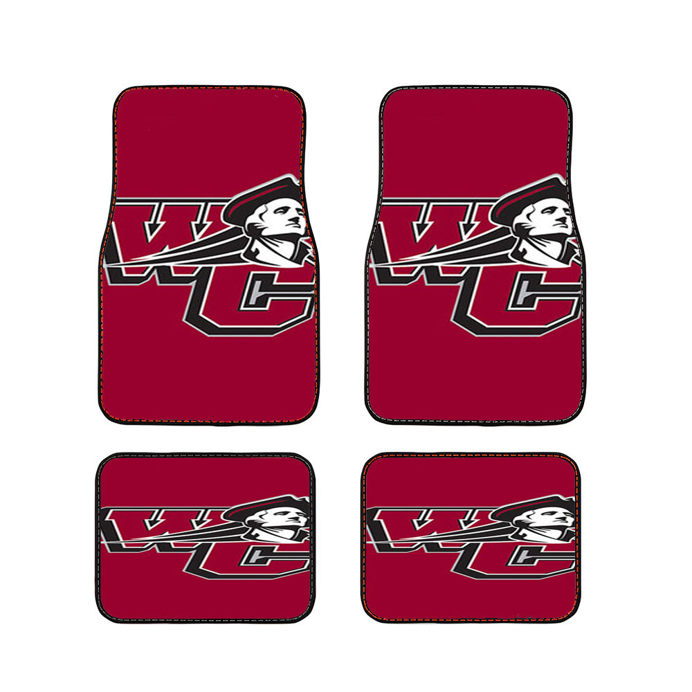 Washingtton Colege Logo Pink Car Floor Mats Accessories