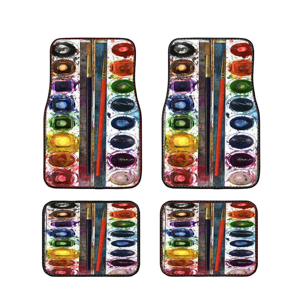 Water Colors Car Floor Mats Accessories