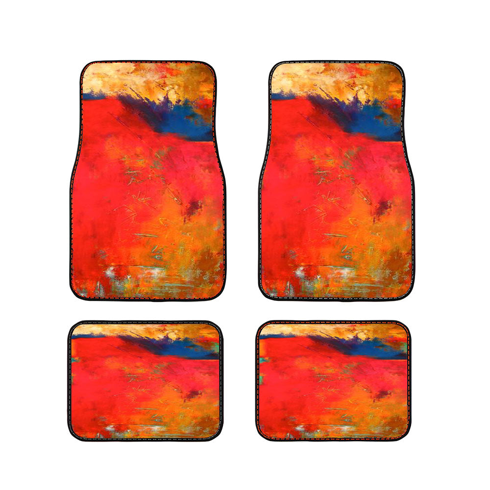 Watercolor Colorfull Car Floor Mats Accessories