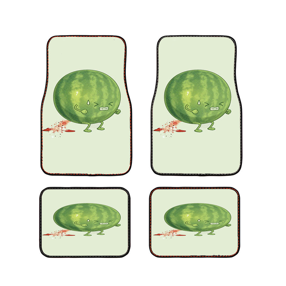 Watermelon Funny Cartoon Car Floor Mats Accessories