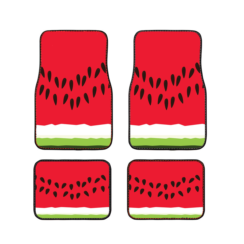 Watermelon Skin Pattern Car Floor Mats Accessories