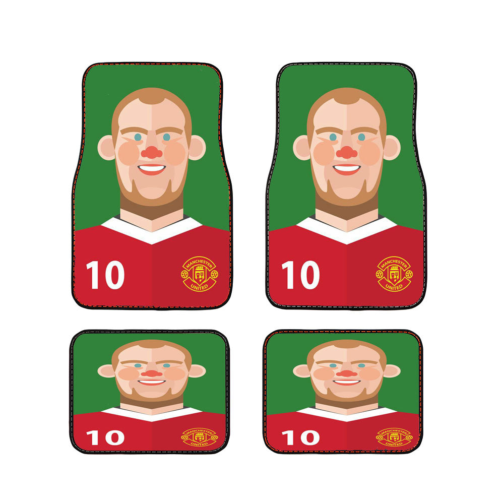 Wayne Rooney Menchester United Car Floor Mats Accessories
