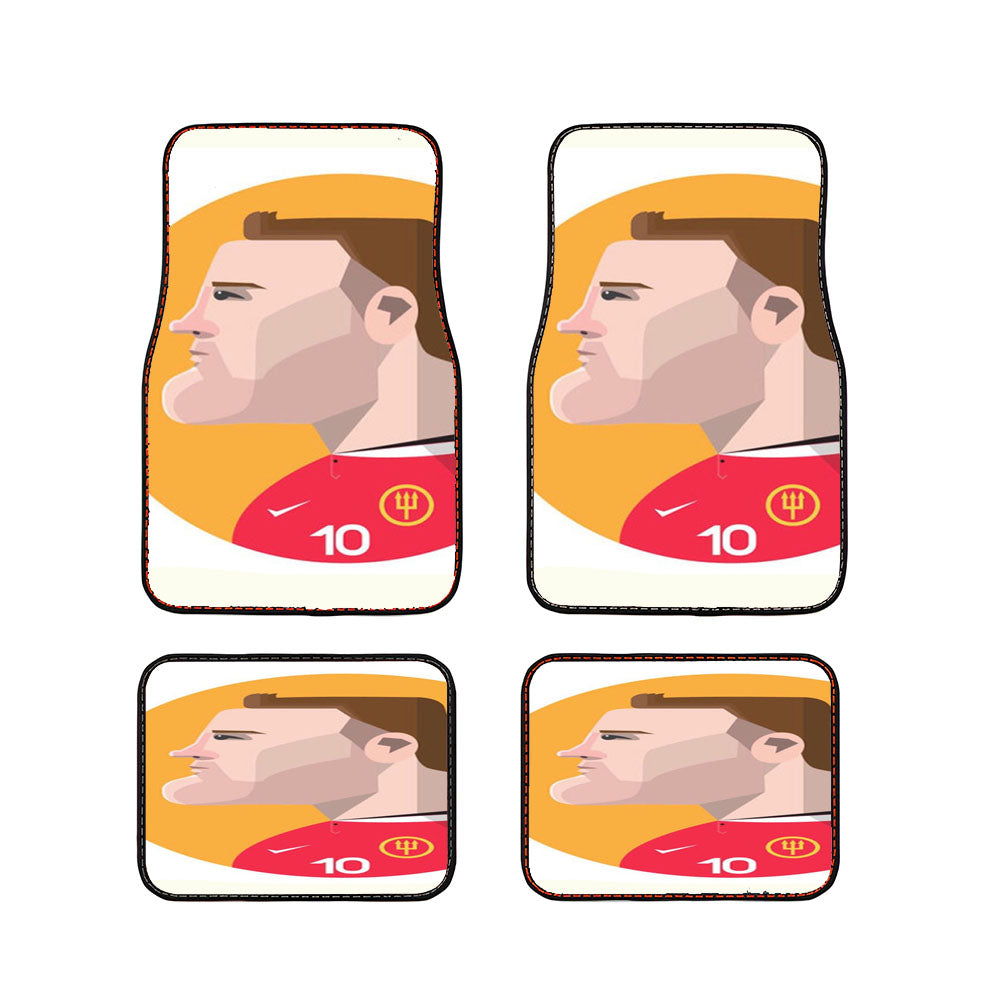 Wayne Rooney Mu Car Floor Mats Accessories