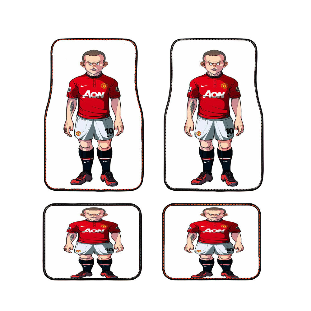 Wayne Rooney Mural Car Floor Mats Accessories