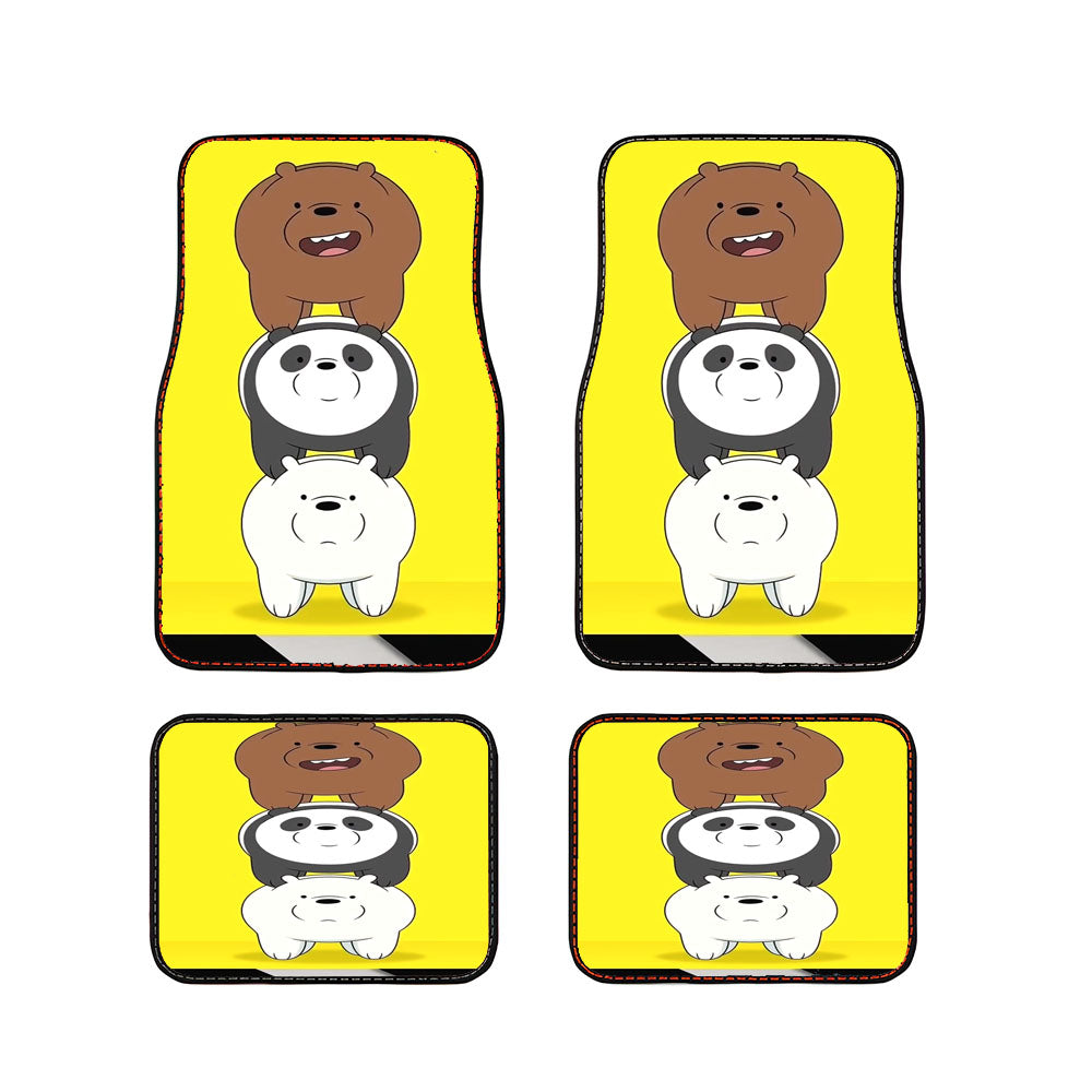 We Bare Bears Car Floor Mats Accessories