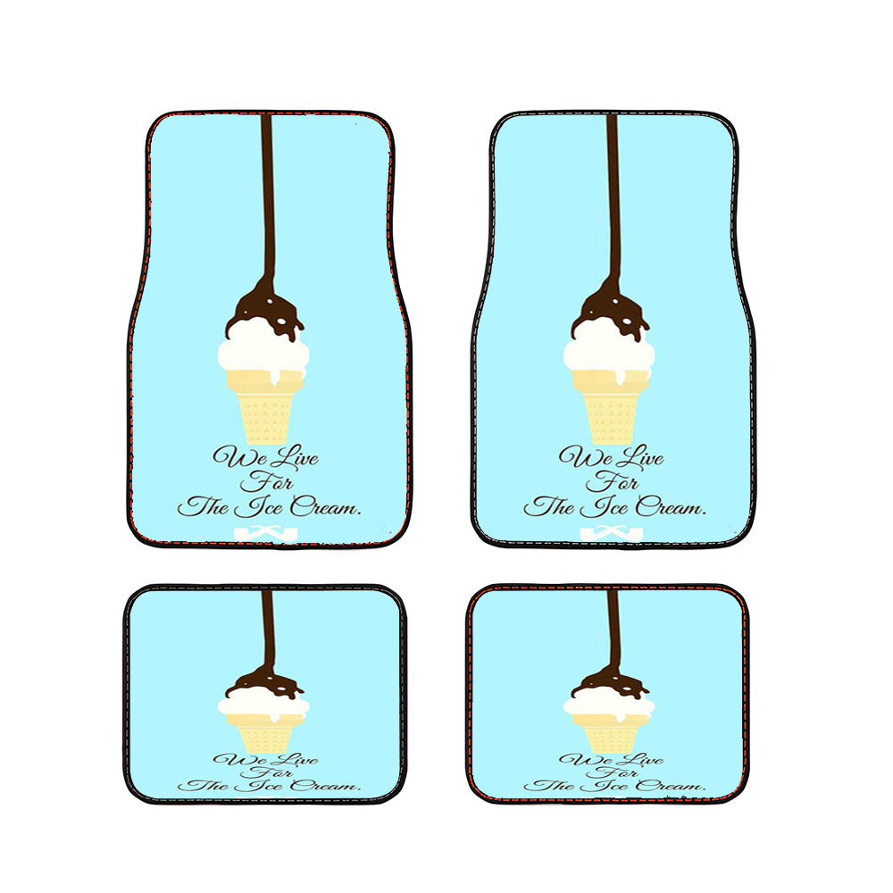 We Life For The Ice Cream Car Floor Mats Accessories