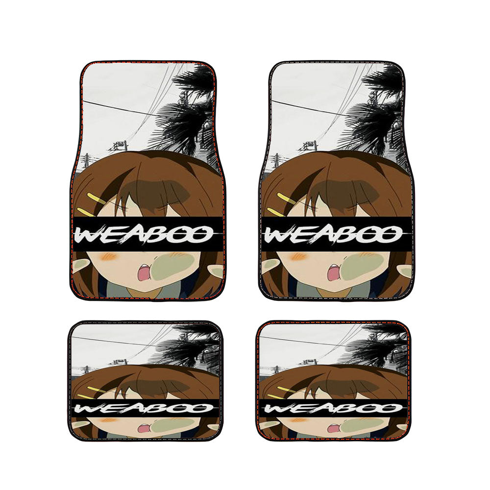 Weaboo Anime K On Car Floor Mats Accessories