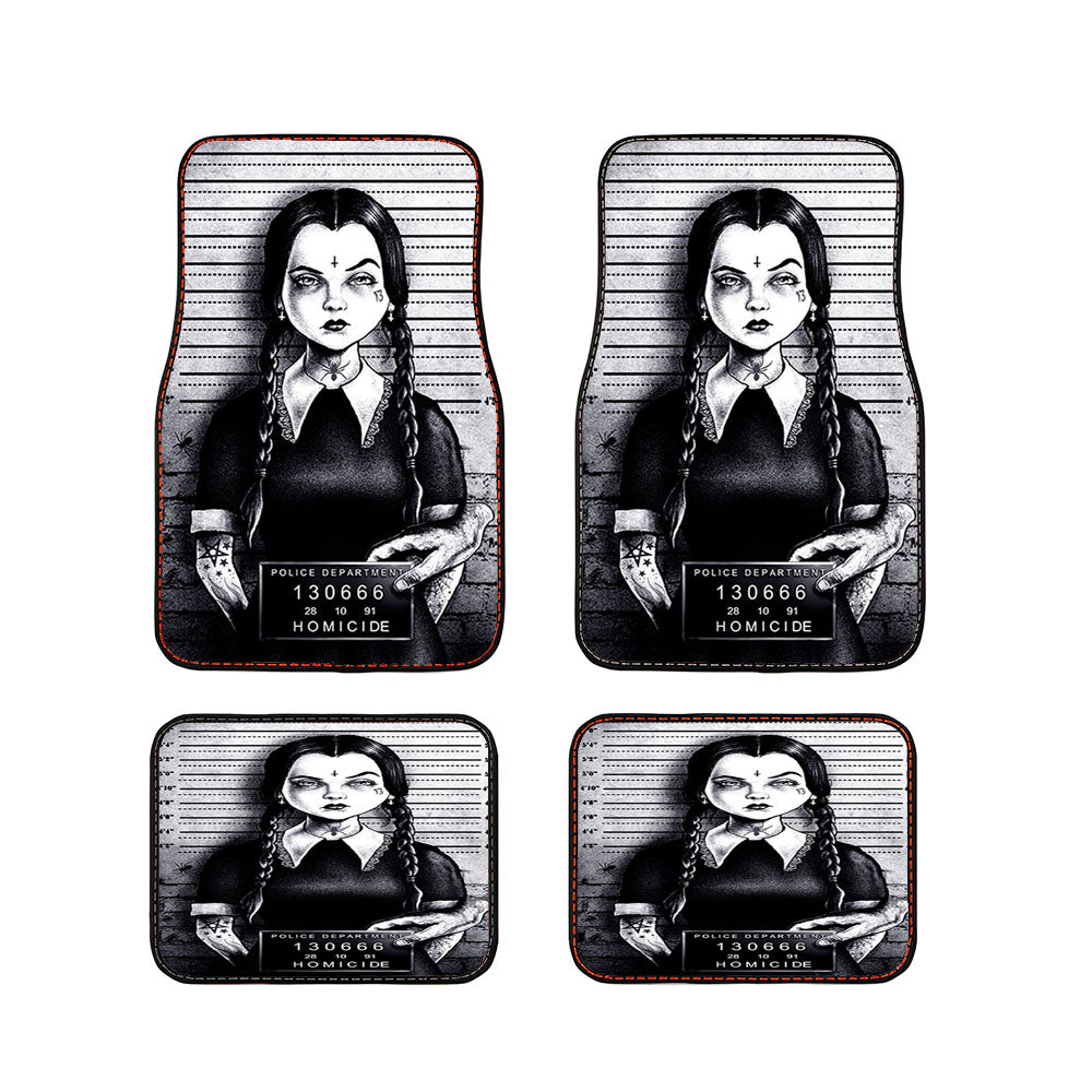Wednesday Homicide Police Department The Addams Family Car Floor Mats Accessories