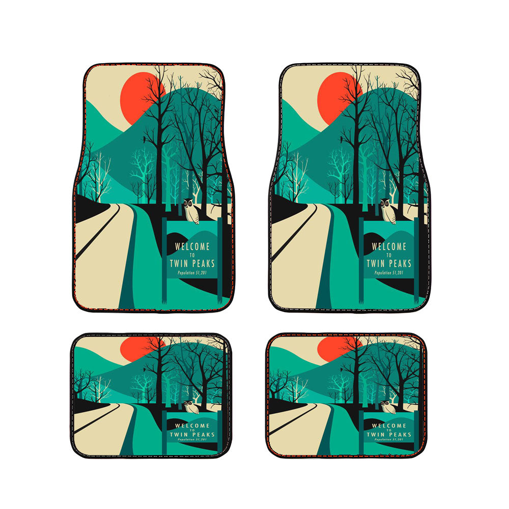 Welcome To Twin Peaks Car Floor Mats Accessories
