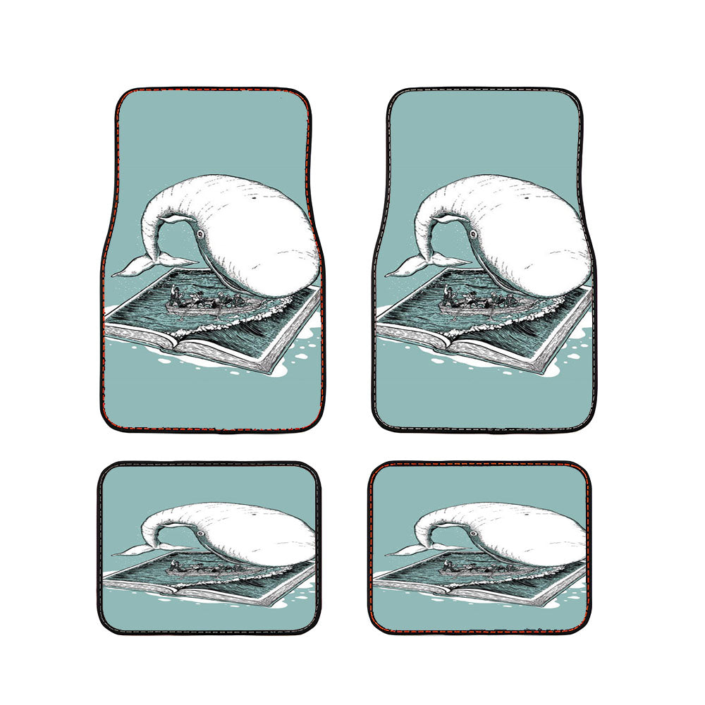 Whale White Car Floor Mats Accessories