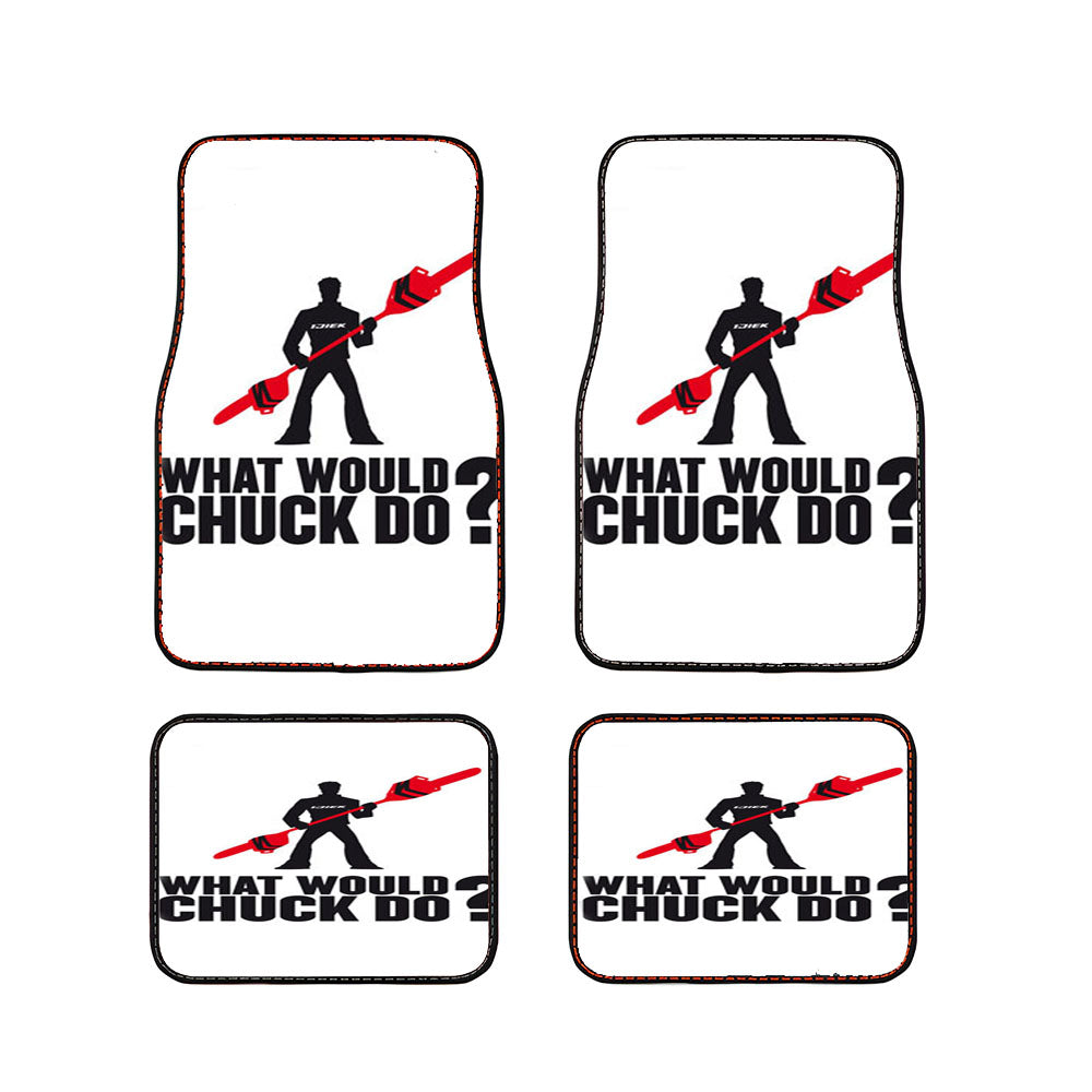 What Would Chuck Do Car Floor Mats Accessories