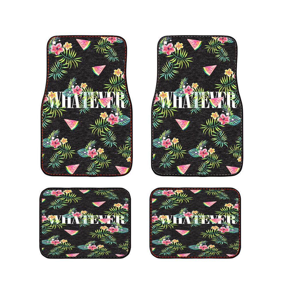 Whatever Watermelons Flower Car Floor Mats Accessories
