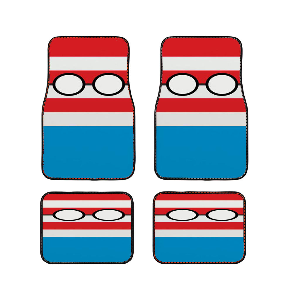 Where'S Wally Car Floor Mats Accessories