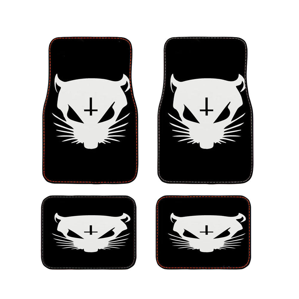 White Zef Rat Car Floor Mats Accessories