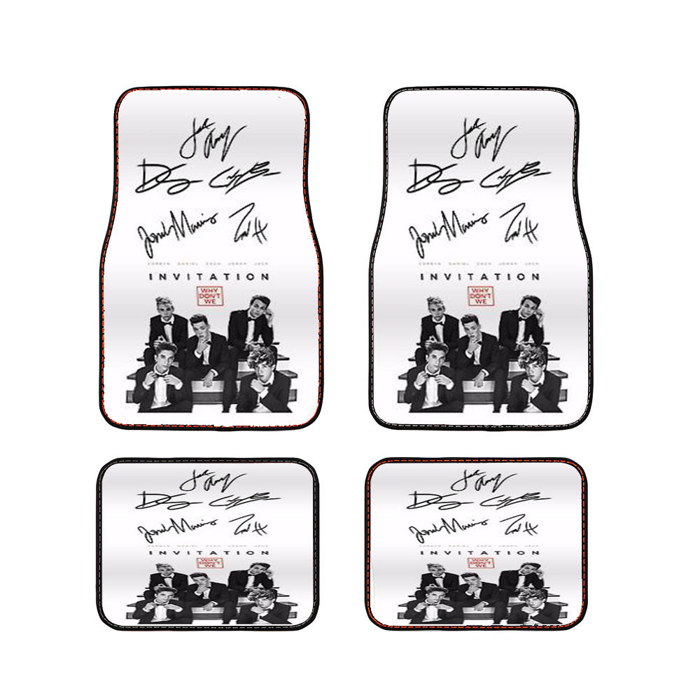 Why Don'T We Signature Car Floor Mats Accessories