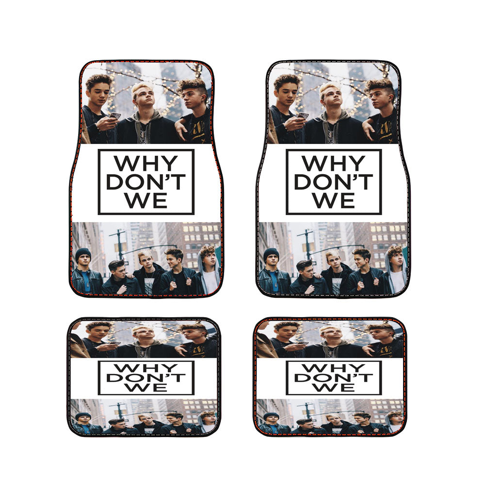 Why Dont We Collage Car Floor Mats Accessories