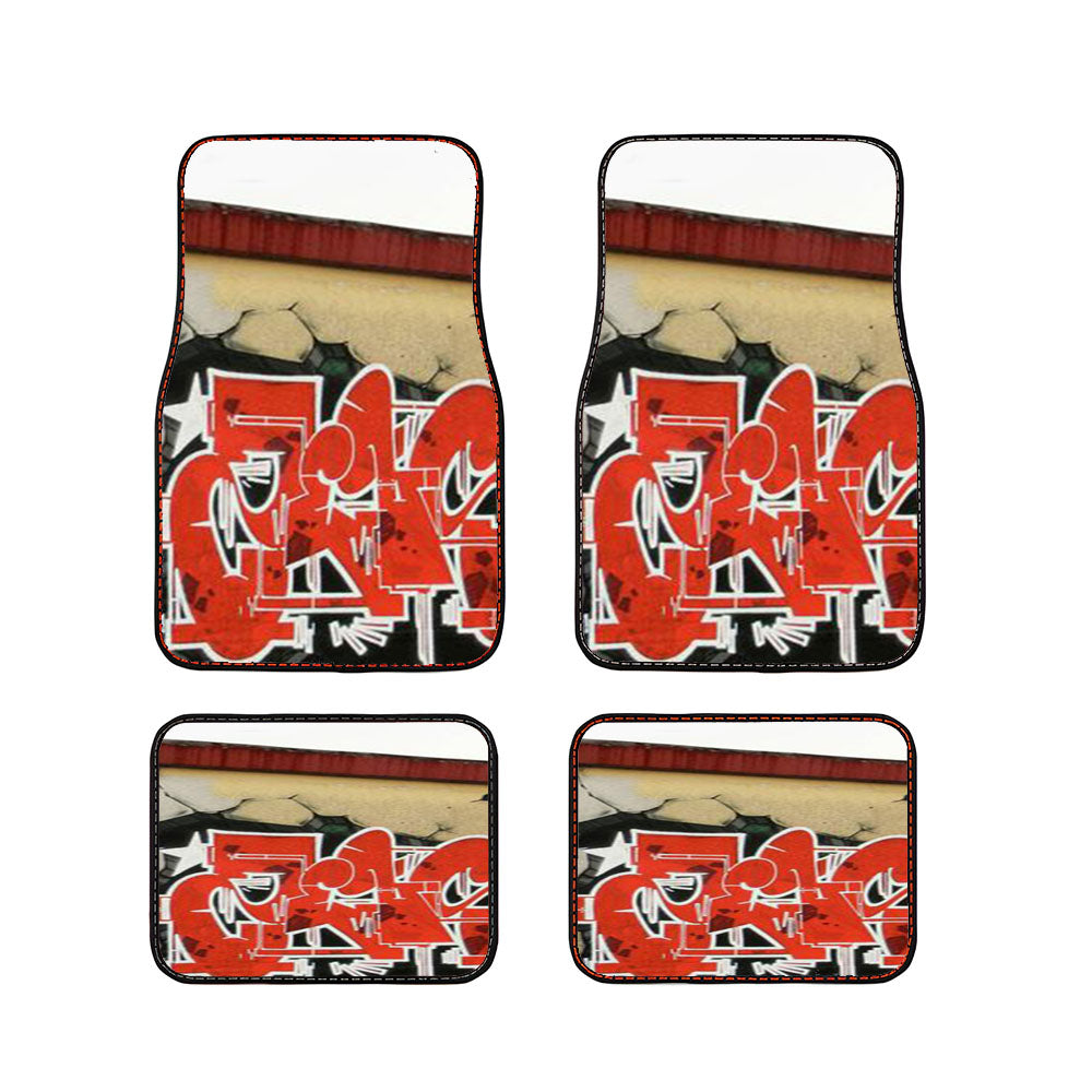 Wild Boy Graffiti Car Floor Mats Accessories