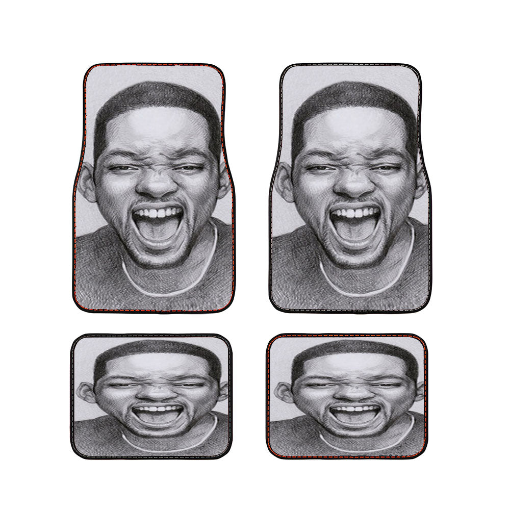 Will Smith Drawing Pencil Car Floor Mats Accessories