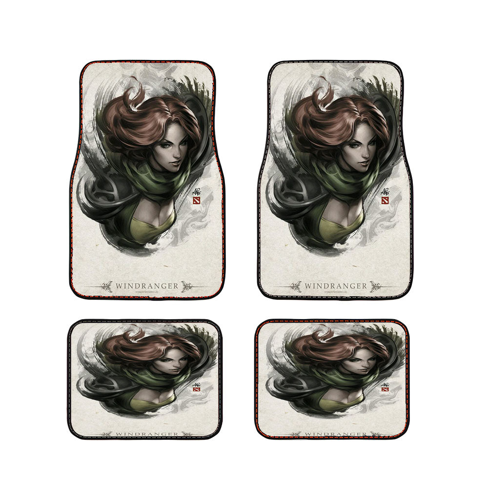 Windranger Dota Car Floor Mats Accessories