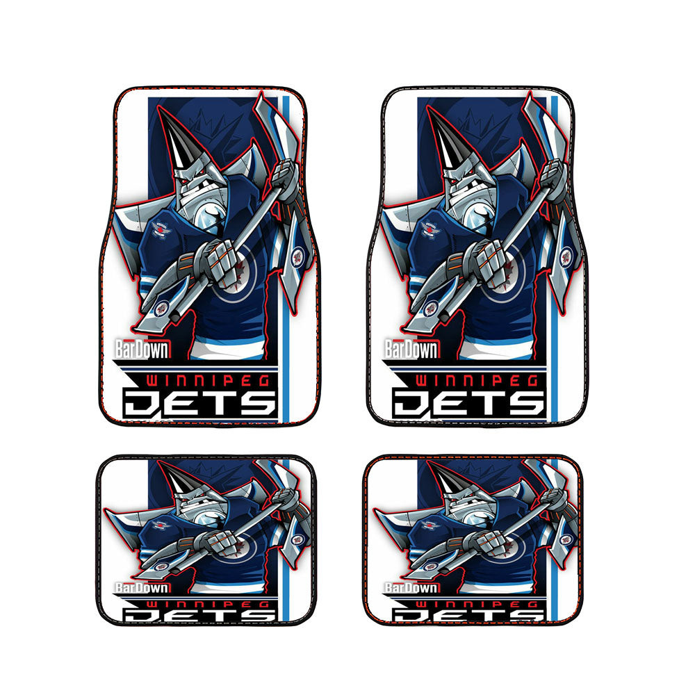 Winipeg Jets Hockey Car Floor Mats Accessories