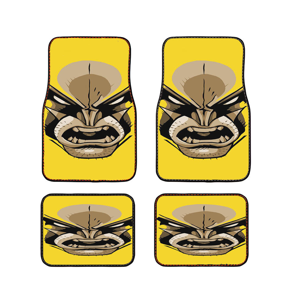 Wolverine Head Car Floor Mats Accessories