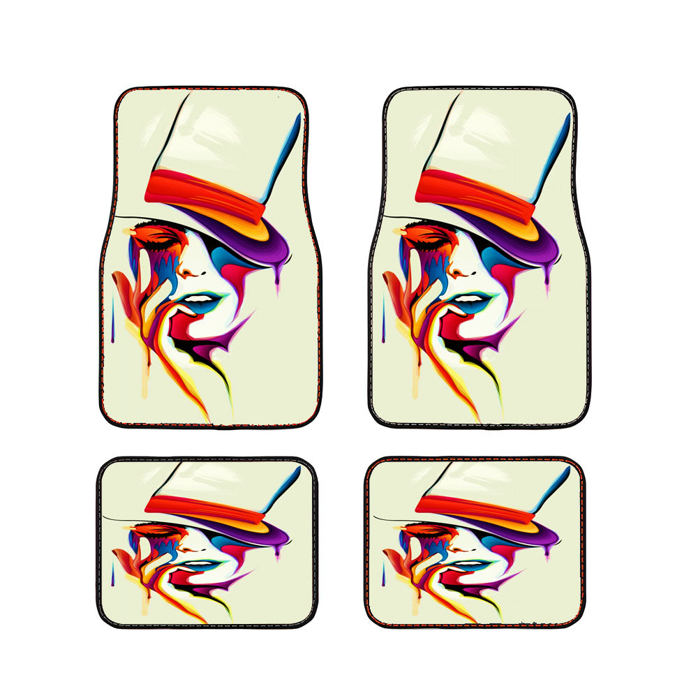 Women Art Paint Car Floor Mats Accessories
