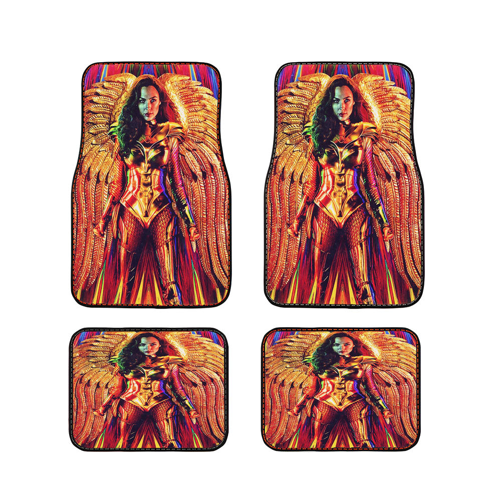 Wonder Woman 1984 Golden Poster Car Floor Mats Accessories