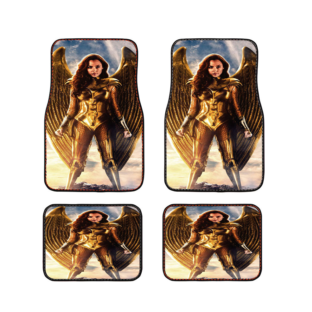 Wonder Woman 84 Golden Eagle Armor Car Floor Mats Accessories