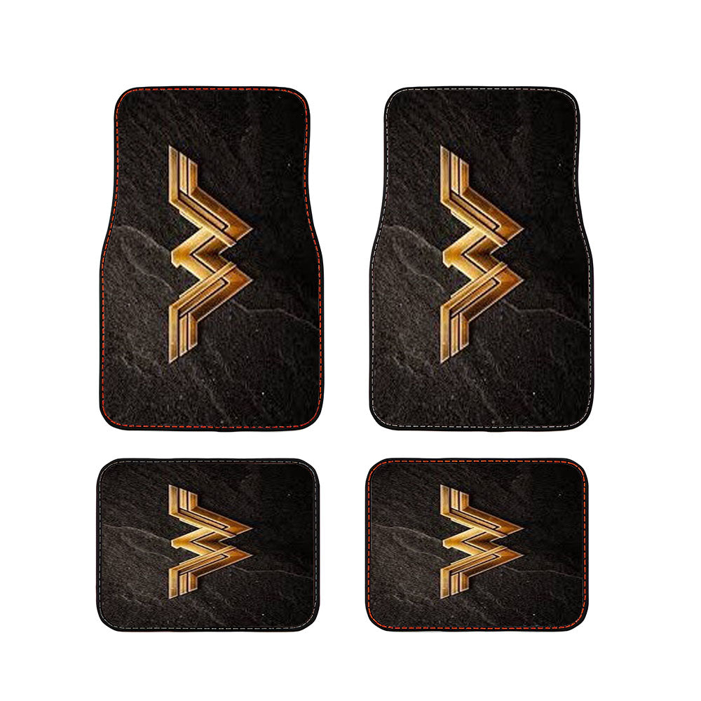 Wonder Woman Logo Car Floor Mats Accessories