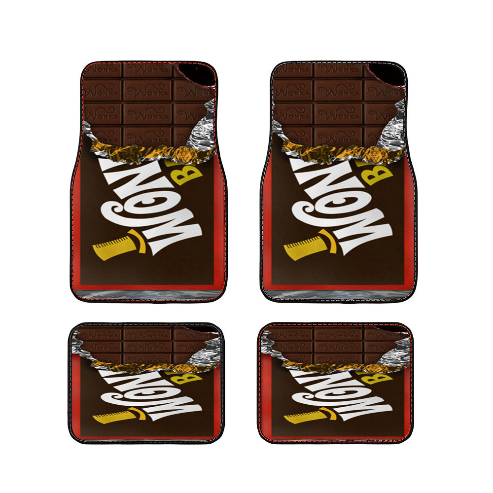 Wonka Chocolate Bar Car Floor Mats Accessories