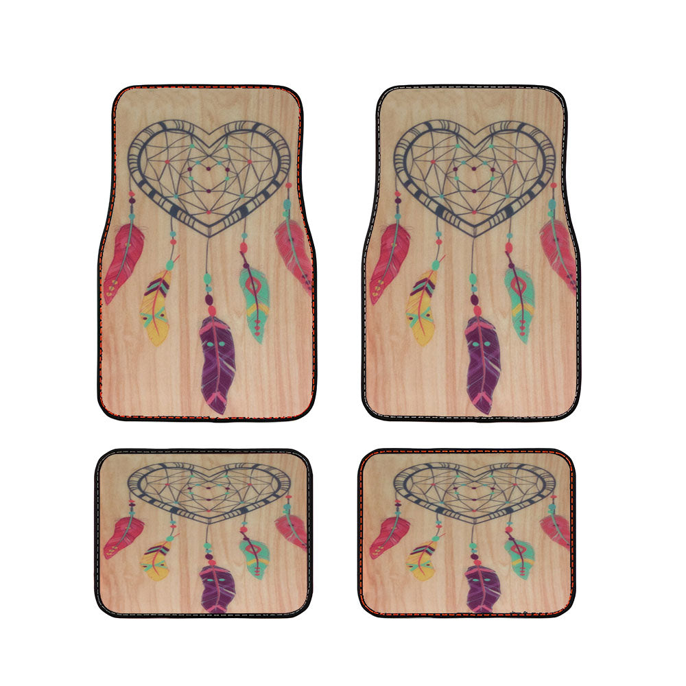 Wood Dreamcatcher Car Floor Mats Accessories