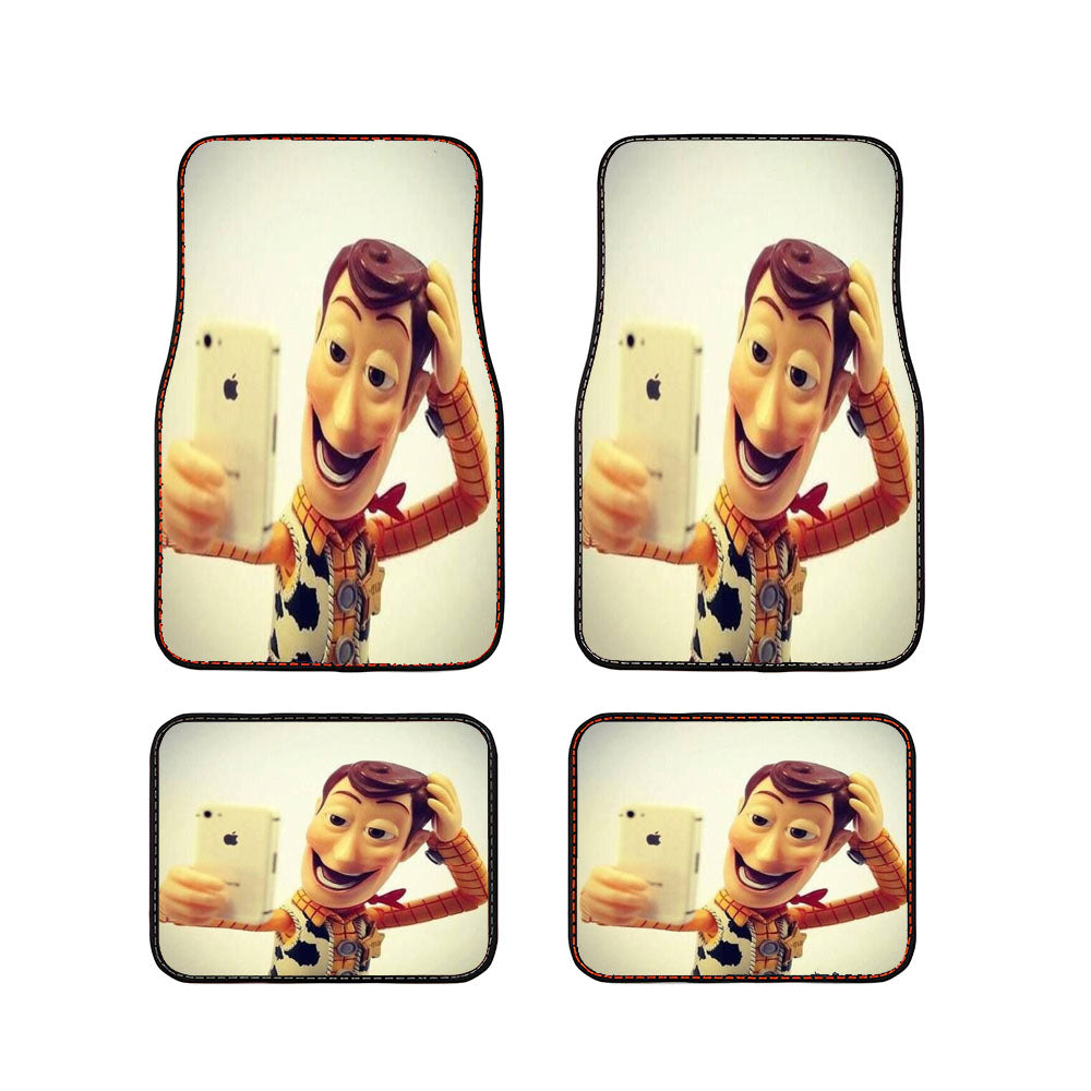 Woody Selfie Car Floor Mats Accessories