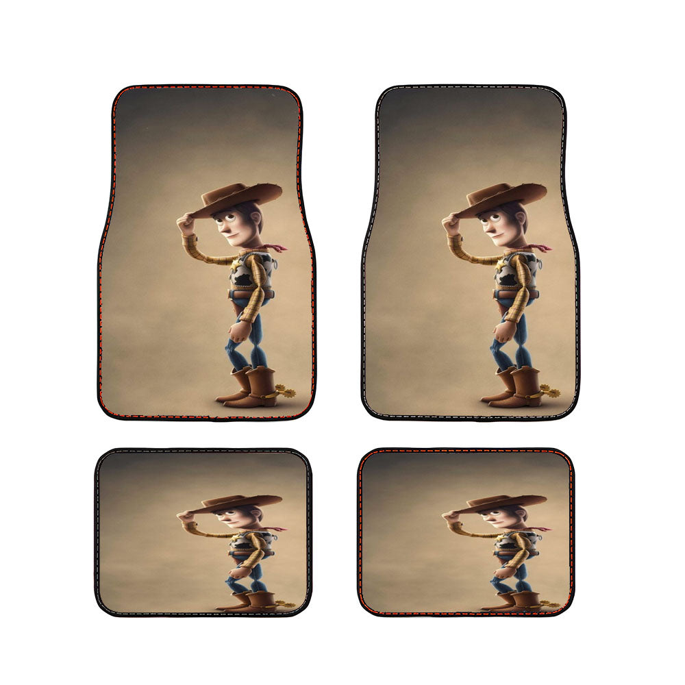 Woody Toy Story 4 Animation Movie Car Floor Mats Accessories