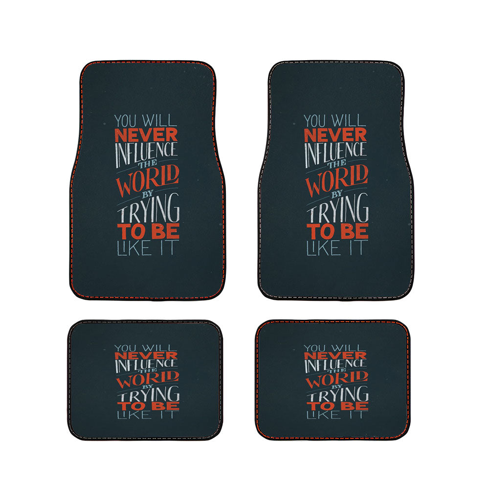 Words- Car Floor Mats Accessories