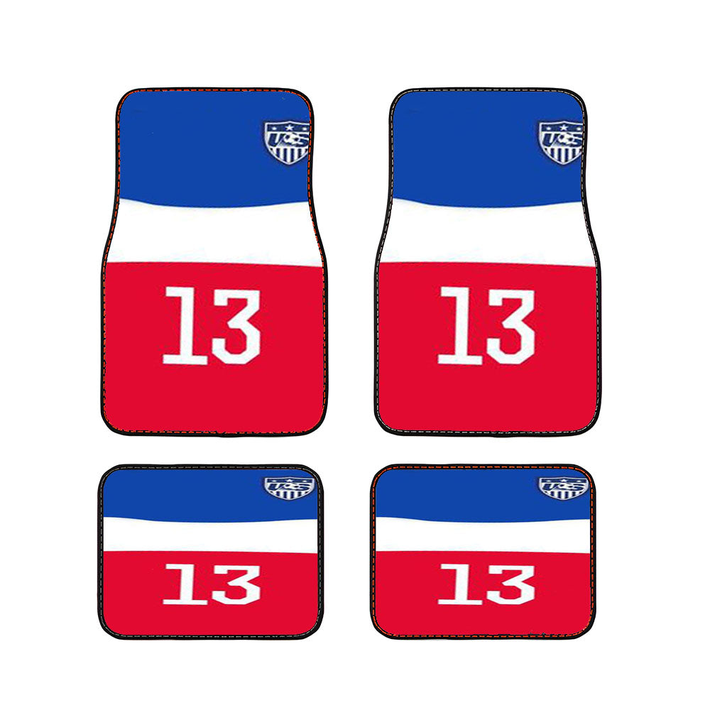 World Cup Usa Alex Morgan 1 Car Floor Mats Accessories