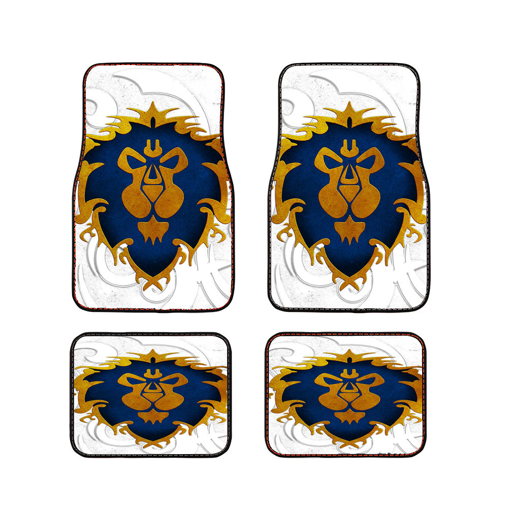 World Of Warcraft Alliance Logo Car Floor Mats Accessories