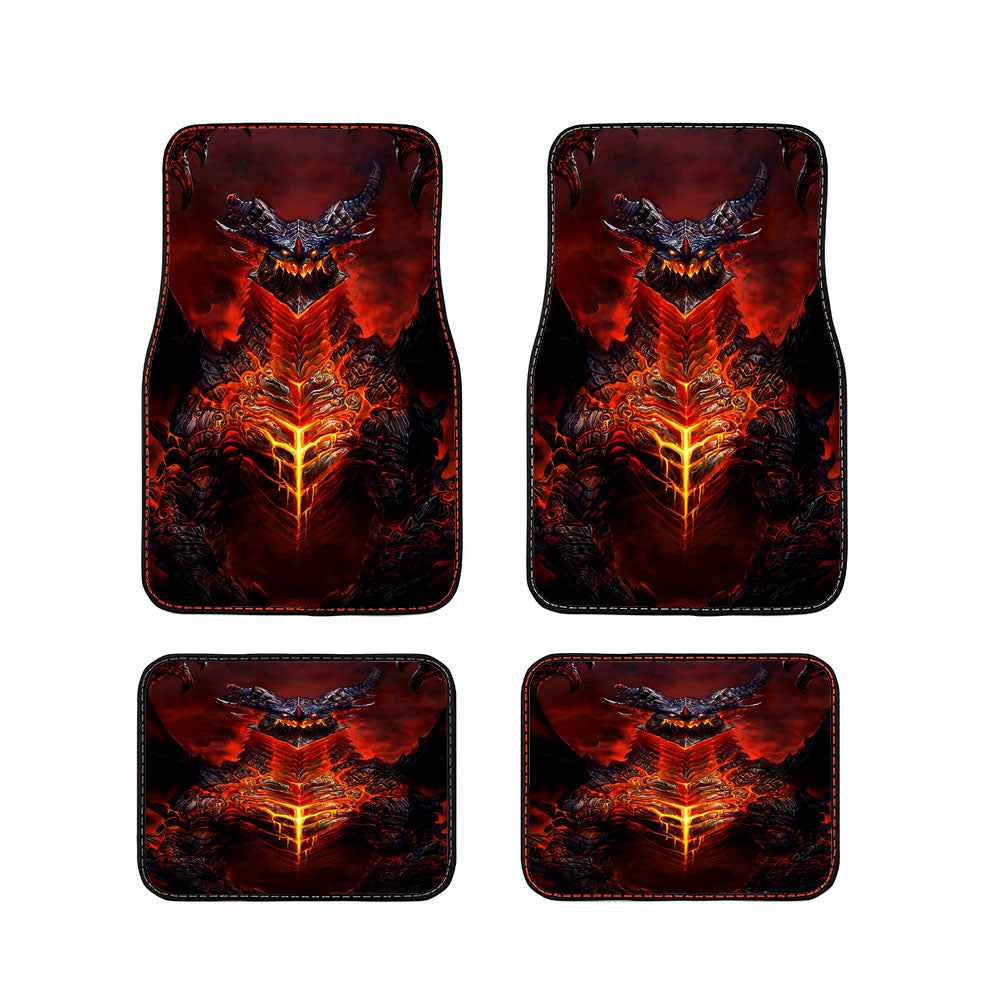 World Of Warcraft Deathwing Dragon Car Floor Mats Accessories
