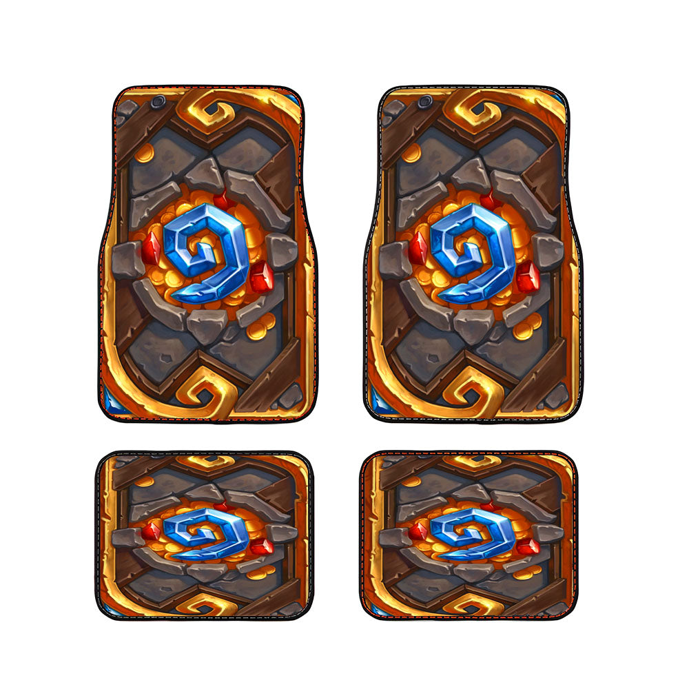 World Of Warcraft Hearthstone Candle King Car Floor Mats Accessories