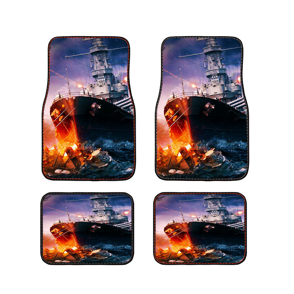 World Of Warships Car Floor Mats Accessories