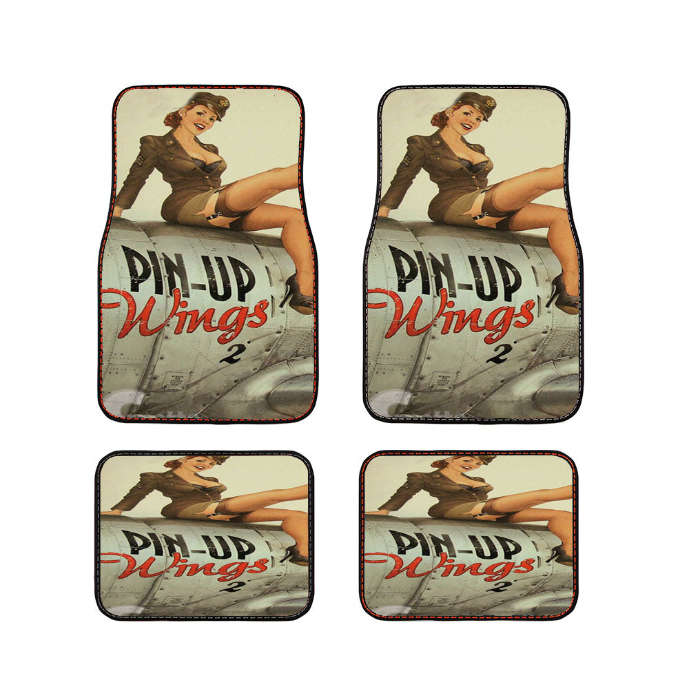 World War Bomber Pin Car Floor Mats Accessories