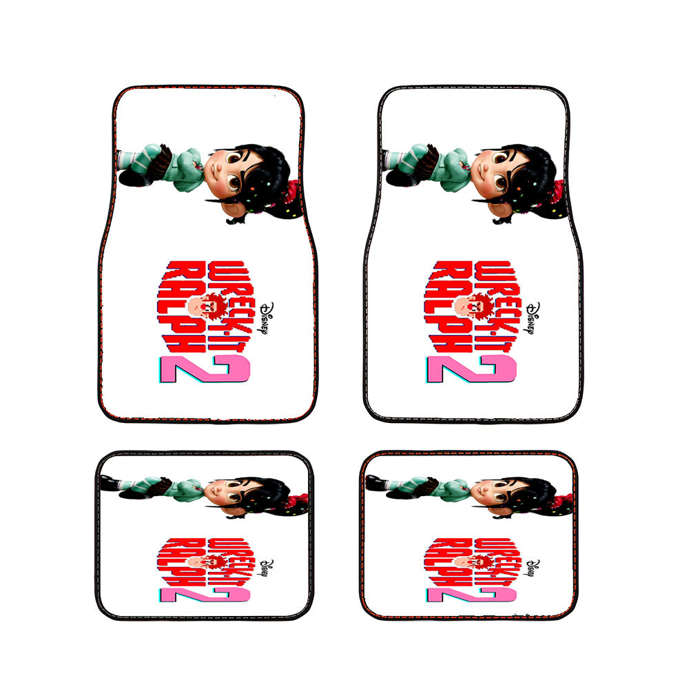 Wreck It Ralph And Vanellope Von Car Floor Mats Accessories